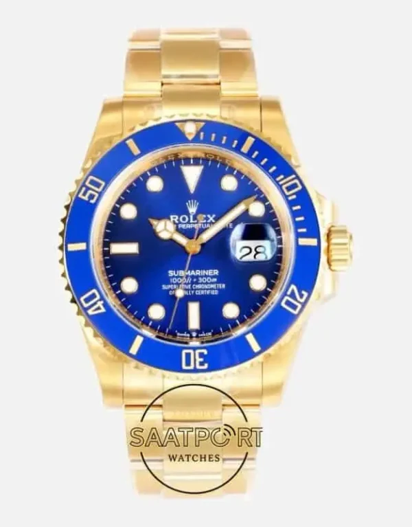 Rolex Submariner Date 126618LB Full Gold Vsf Factory Eta Saat