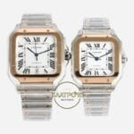 Cartier Santos W2SA0009 40mm W2SA0016 35mm 1847 MC Super Clone ETA