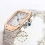 Cartier Santos W2SA0016 Roman Rakamlı 35mm Beyaz Kadran 1847 MC Super Clone ETA