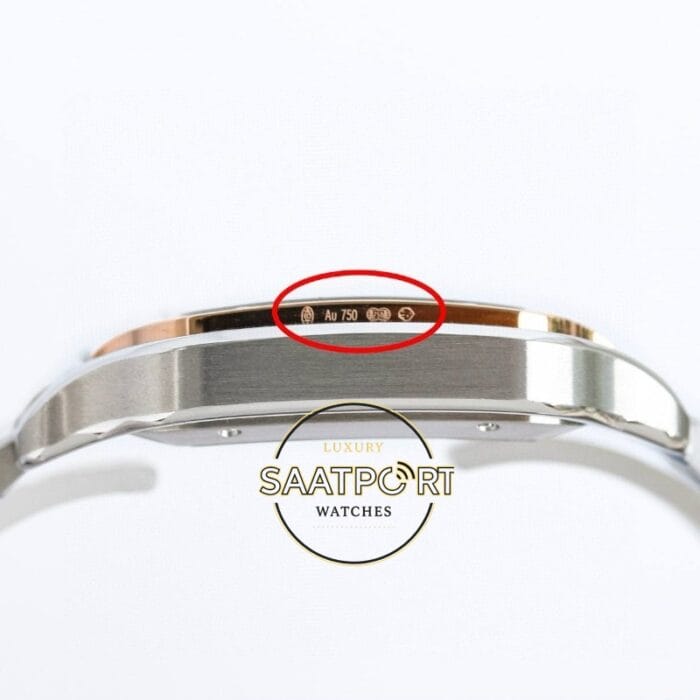 Cartier Santos W2SA0016 Roman Rakamlı 35mm Beyaz Kadran 1847 MC Super Clone ETA