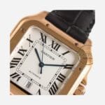 Cartier Santos WGSA0028 Rose Gold Kasa Roman Kadran 40mm 1847 MC Super Clone ETA