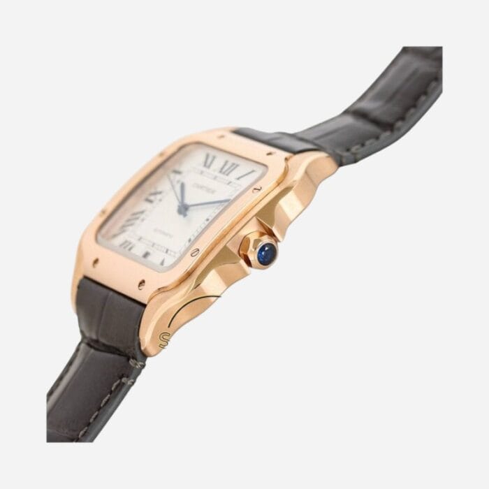 Cartier Santos WGSA0028 Rose Gold Kasa Roman Kadran 40mm 1847 MC Super Clone ETA