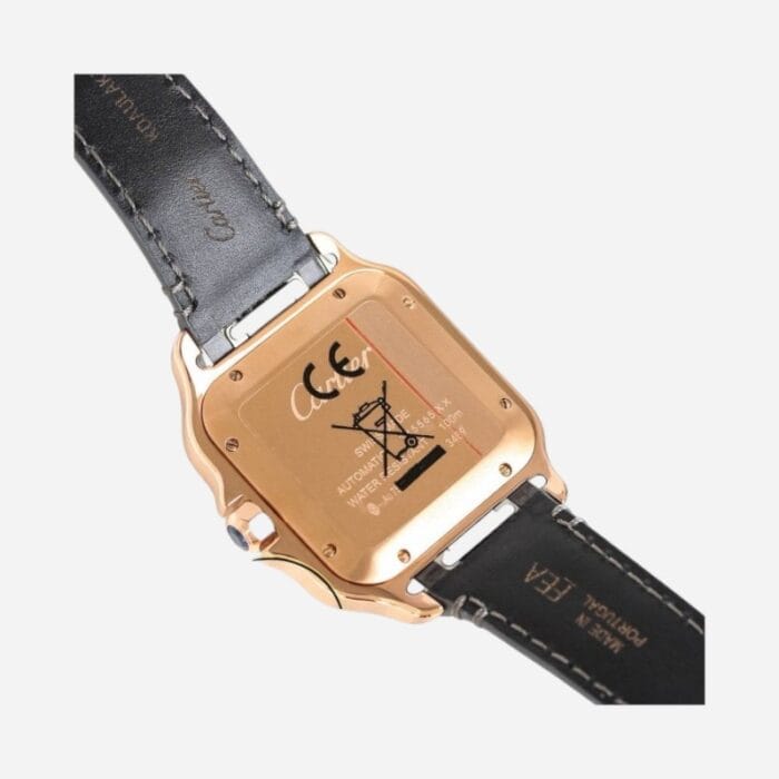 Cartier Santos WGSA0028 Rose Gold Kasa Roman Kadran 40mm 1847 MC Super Clone ETA