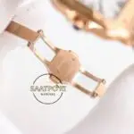 Cartier Santos WGSA0031 Full Rose Roman Rakamlı Beyaz Kadran 1847 MC Super Clone ETA