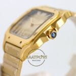 Cartier Santos WGSA0095 Full Gold Roman Rakam 1847 MC Super Clone ETA
