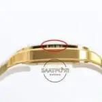 Cartier Santos WGSA0095 Full Gold Roman Rakam 1847 MC Super Clone ETA