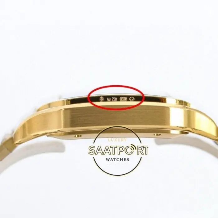 Cartier Santos WGSA0095 Full Gold Roman Rakam 1847 MC Super Clone ETA