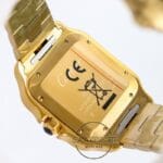 Cartier Santos WGSA0095 Full Gold Roman Rakam 1847 MC Super Clone ETA