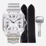 Cartier Santos WSSA0018 Beyaz Kadran 40mm 1847 MC Super Clone ETA