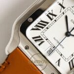 Cartier Santos WSSA0018 Roman Kadran Deri Kordon 40mm 1847 MC Super Clone ETA