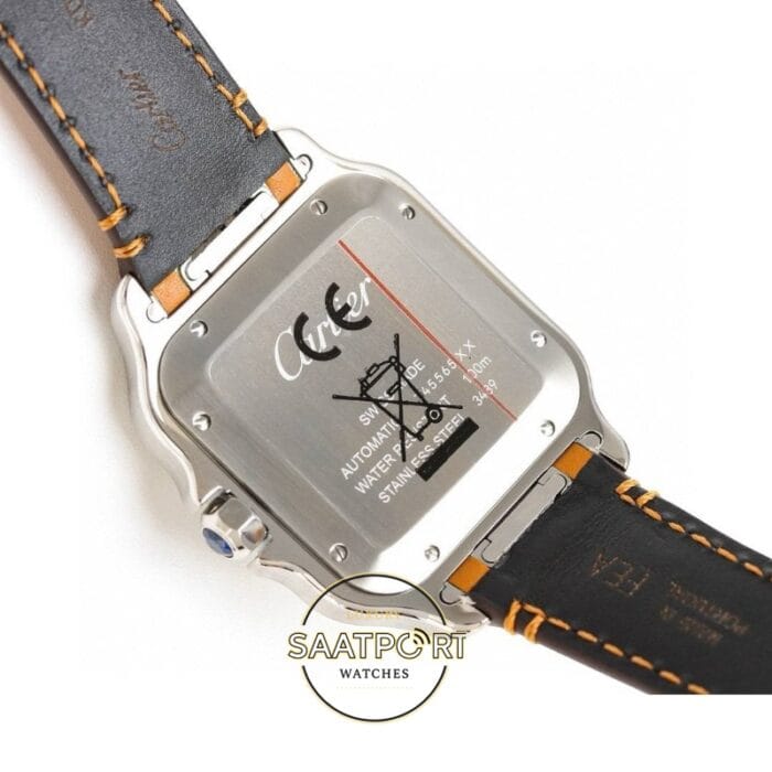 Cartier Santos WSSA0018 Roman Kadran Deri Kordon 40mm 1847 MC Super Clone ETA