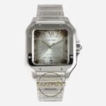 Cartier Santos WSSA0018 Roman Rakamlı Gümüş Kadran 1847 MC Super Clone ETA.