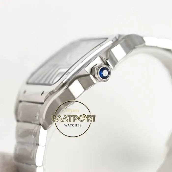 Cartier Santos WSSA0018 Roman Rakamlı Gümüş Kadran 1847 MC Super Clone ETA