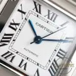 Cartier Santos WSSA0029 Roman Rakamlı Beyaz Kadran 1847 MC Super Clone ETA