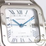 Cartier Santos WSSA0029 Roman Rakamlı Beyaz Kadran 1847 MC Super Clone ETA