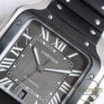 Cartier Santos WSSA0037 Roman Kadran Siyah Bezel 40mm 1847 MC Super Clone ETA
