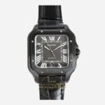 Cartier Santos WSSA0039 Siyah Roman Kadran 40mm 1847 MC Super Clone ETA