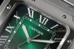 Cartier Santos WSSA0062 Yeşil Roman Kadran 40mm 1847 MC Super Clone ETA