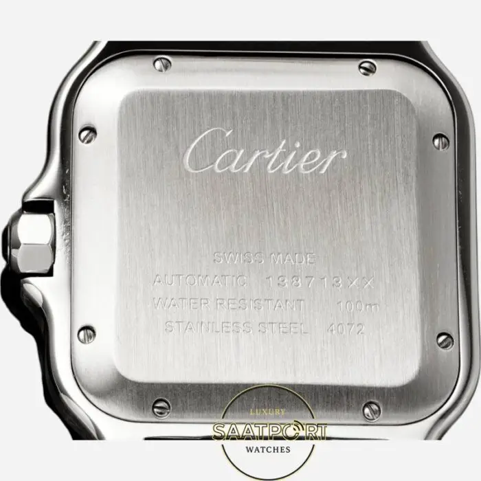 Cartier Santos WSSA0064 Kahverengi Roman Kadran 40mm 1847 MC Super Clone ETA