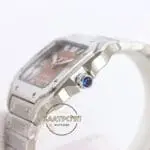 Cartier Santos WSSA0065 Roman Rakamlı Kahve Kadran 1847 MC Super Clone ETA