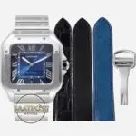 Cartier Santos WSSA0071 Mavi Roman Kadran 40mm 1847 MC Super Clone ETA (1)