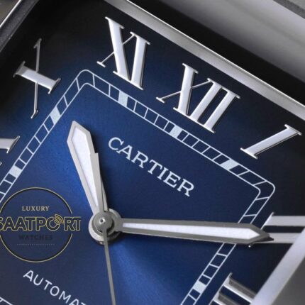 Cartier Santos WSSA0071 Mavi Roman Kadran 40mm 1847 MC Super Clone ETA