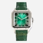 Cartier Santos WSSA0095 Yeşil Roman Kadran 40mm 1847 MC Super Clone ETA