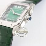 Cartier Santos WSSA0095 Yeşil Roman Kadran 40mm 1847 MC Super Clone ETA