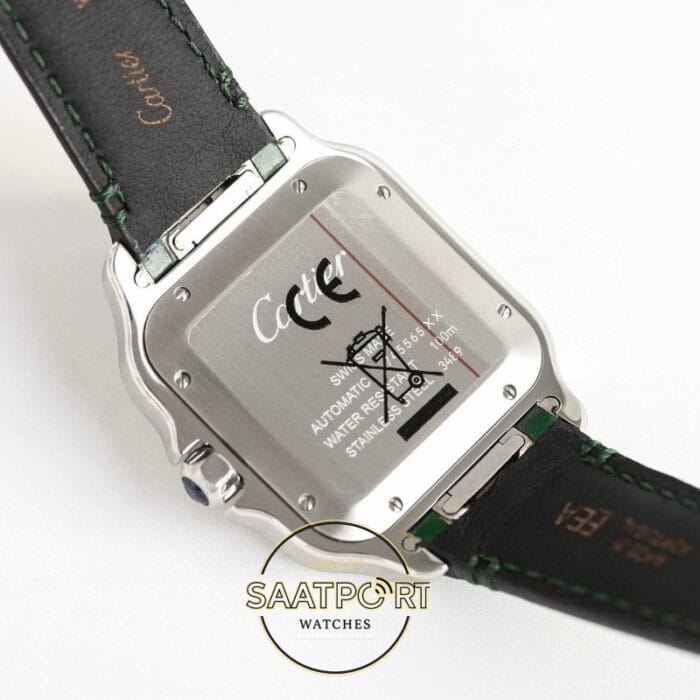 Cartier Santos WSSA0095 Yeşil Roman Kadran 40mm 1847 MC Super Clone ETA