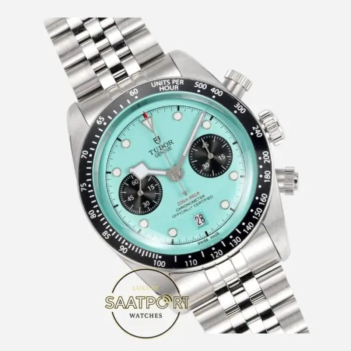 Tudor M79360N-0024 Black Bay Chrono Flamingo Blue 41mm MT5813 Super Clone ETA