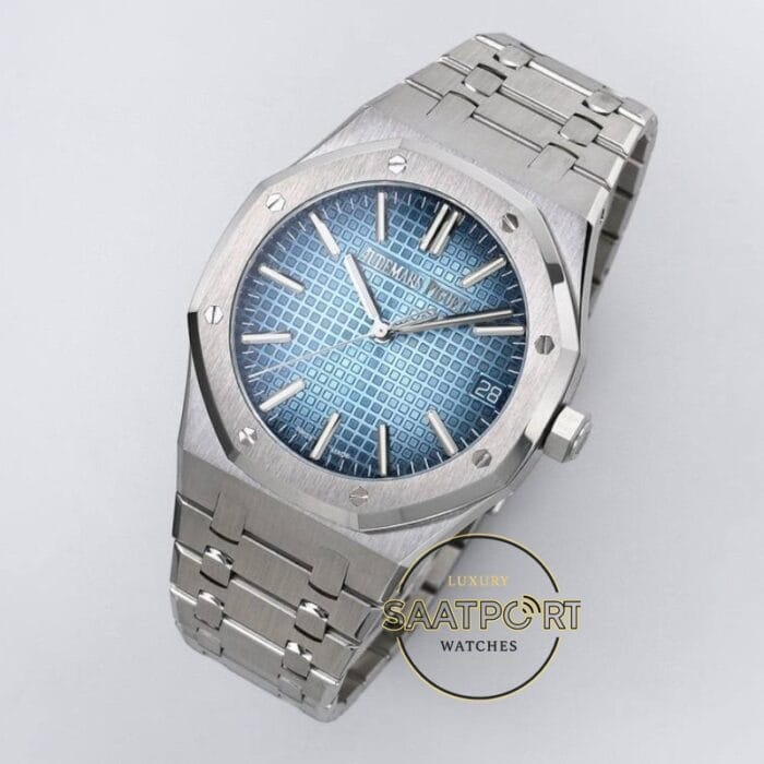Audemars Piguet Royal Oak 41 Mavi Kadran 15510BC Super Clone ETA