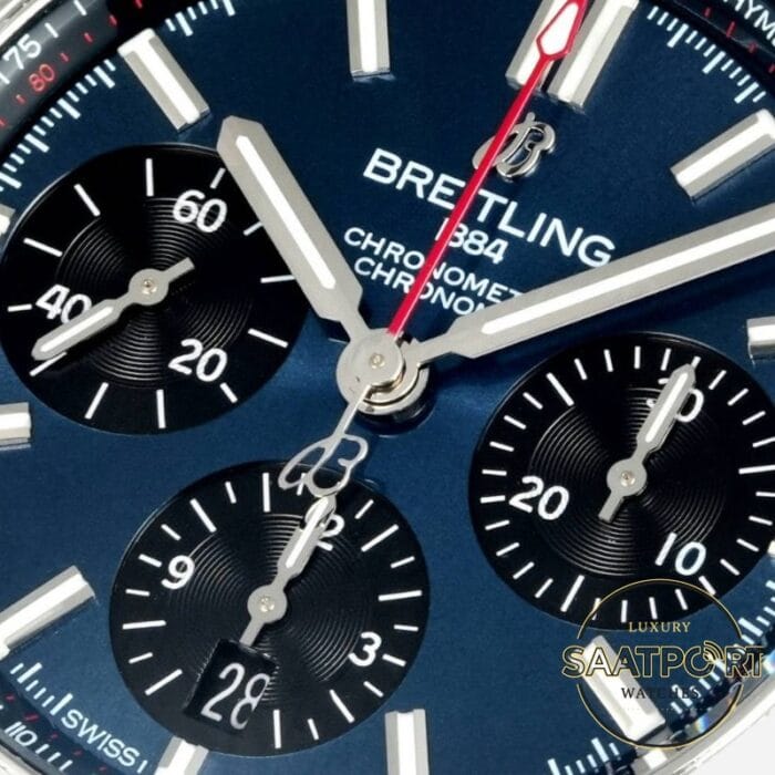 Breitling Chronomat 42 Calibre B01 Mavi Kadran AB0134101C1S1 Super Clone ETA