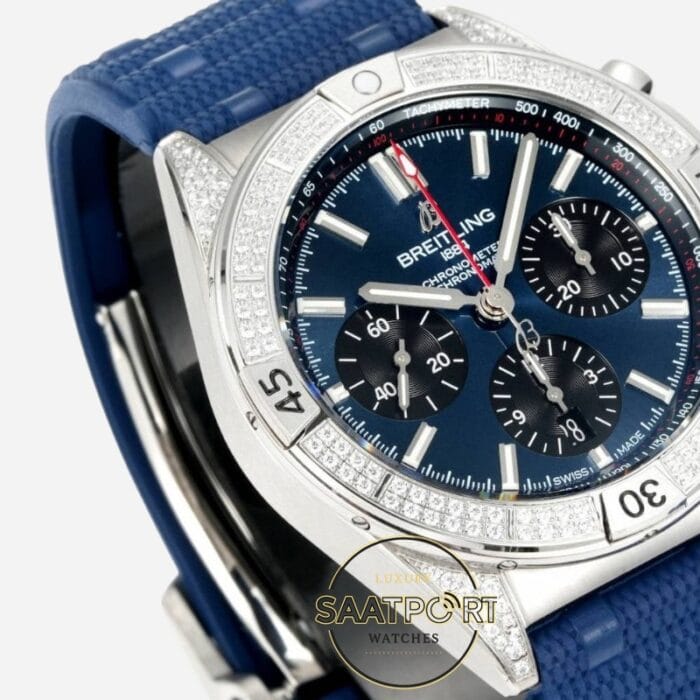 Breitling Chronomat 42 Calibre B01 Mavi Kadran AB0134101C1S1 Super Clone ETA