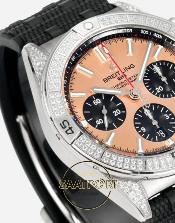 Breitling Chronomat 42 Calibre B01 Pempe Kadran AB0134101K1S1 Super Clone ETA