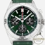 Breitling Chronomat 42 Calibre B01 Yeşil Kadran AB0134101L2S1 Super Clone ETA