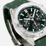 Breitling Chronomat 42 Calibre B01 Yeşil Kadran AB0134101L2S1 Super Clone ETA