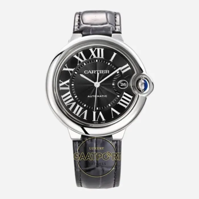 Cartier Ballon Bleu 42mm WSBB0003 Siyah 1847 MC Super Clone ETA