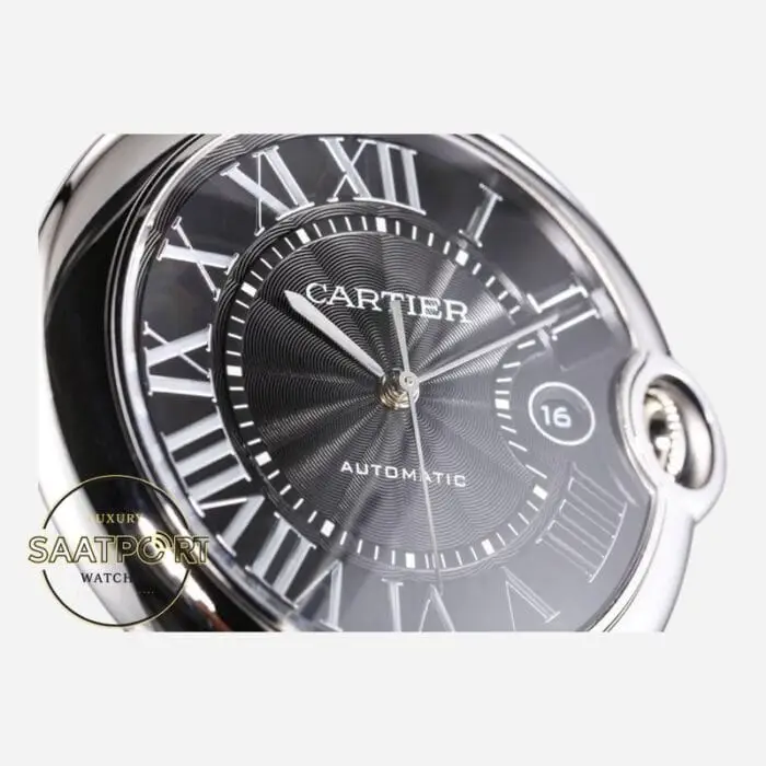 Cartier Ballon Bleu 42mm WSBB0003 Siyah 1847 MC Super Clone ETA