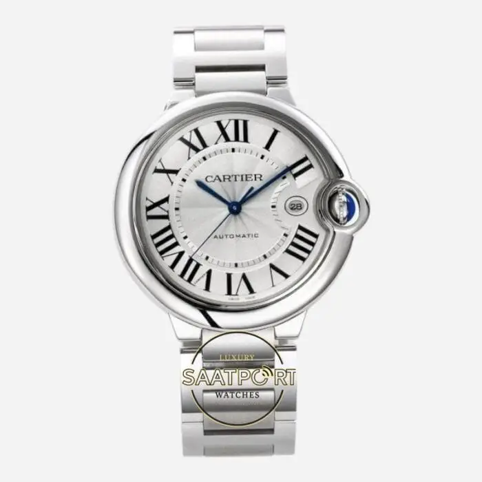 Cartier Ballon Bleu 42mm WSBB0049 Roma Rakamlı 1847 MC Super Clone ETA