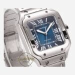 Cartier Santos 35mm WSSA0063 Roma Rakamlı Mavi Kadran 1847 MC Super Clone ETA