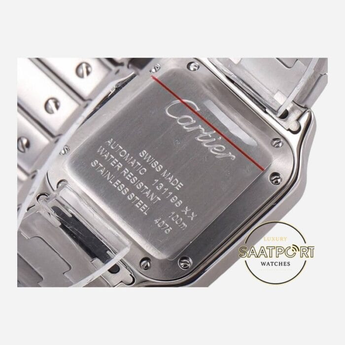 Cartier Santos 35mm WSSA0063 Roma Rakamlı Mavi Kadran 1847 MC Super Clone ETA