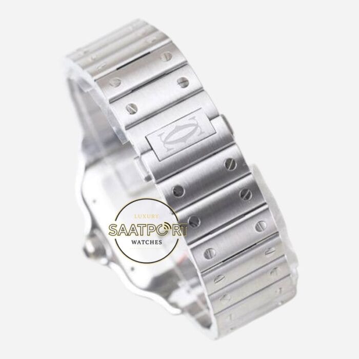 Cartier Santos 35mm WSSA0063 Roma Rakamlı Mavi Kadran 1847 MC Super Clone ETA