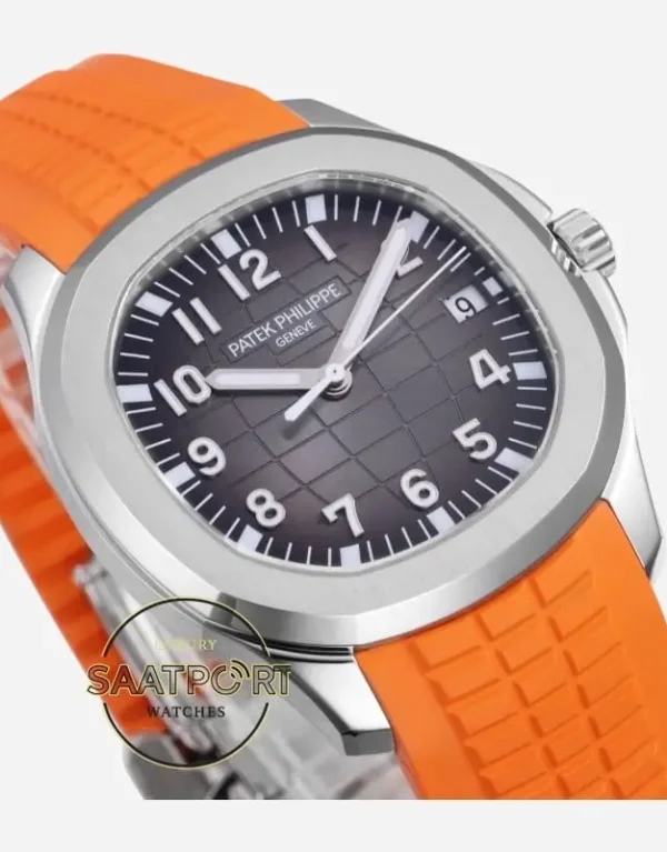 Patek Philippe Aquanaut 40mm 5167A Turuncu Kordon Super Clone ETA