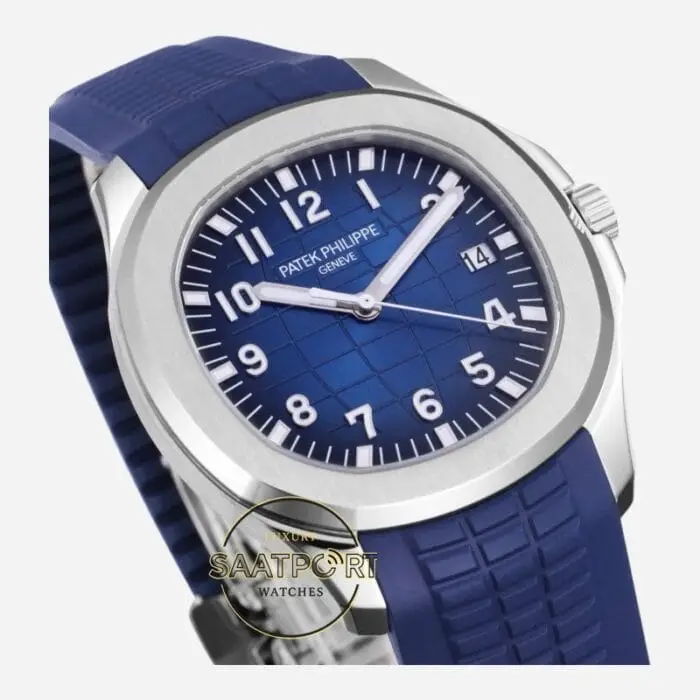 Patek Philippe Aquanaut 42mm 5168G Mavi Kadran Super Clone ETA