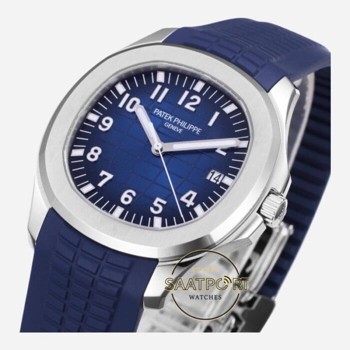 Patek Philippe Aquanaut 42mm 5168G Mavi Kadran Super Clone ETA
