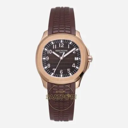 Patek Philippe Aquanaut Rose 40mm 5167R Kahve Kadran Super Clone ETA