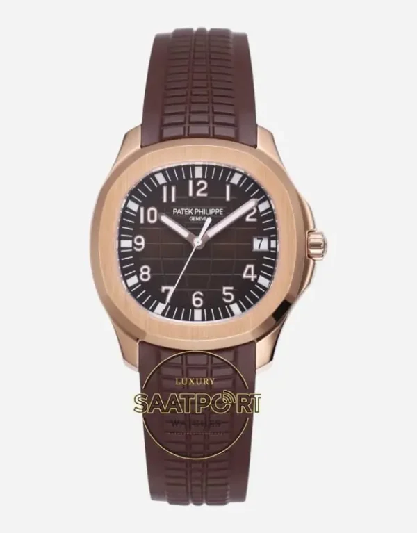 Patek Philippe Aquanaut Rose 40mm 5167R Kahve Kadran Super Clone ETA