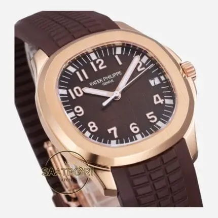 Patek Philippe Aquanaut Rose 40mm 5167R Kahve Kadran Super Clone ETA