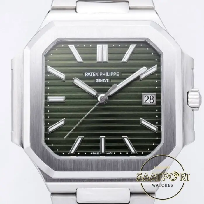 Patek Philippe Cubitus 40mm 58211A Yeşil Kadran 26-330 SC Super Clone ETA