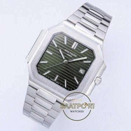 Patek Philippe Cubitus 40mm 58211A Yeşil Kadran 26-330 SC Super Clone ETA